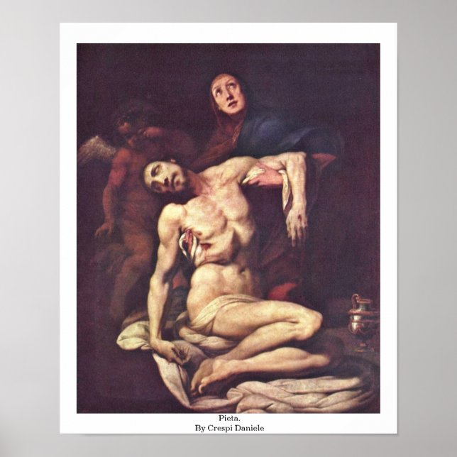 Poster Pieta. Par Crespi Daniele (Devant)