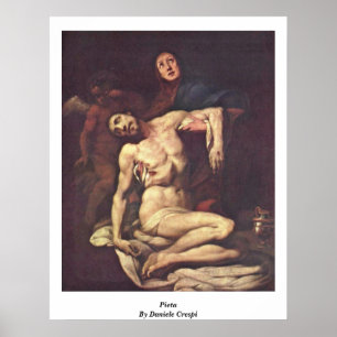 Poster Pieta. Par Daniele Crespi