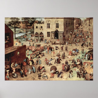 Poster Pieter Bruegel-La pièce de Pieter