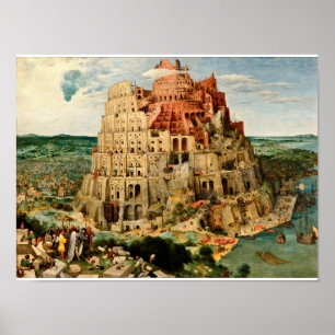 Poster Pieter Bruegel L'Ancien - Babylon