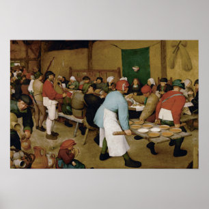 Poster Pieter Bruegel l'Ancien - Mariage paysan