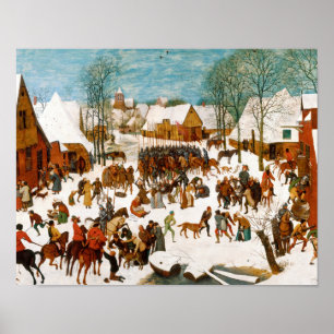 Poster Pieter Bruegel l'Ancien Massacre des Innocents