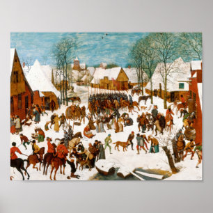 Poster Pieter Bruegel l'Ancien Massacre des Innocents