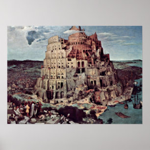 Poster Pieter Bruegel l'Ancien - Tour de Babel