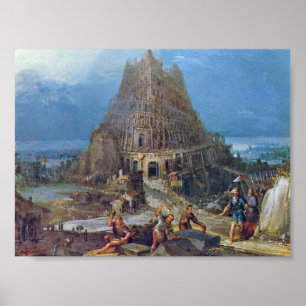 Poster Pieter Bruegel l'Ancien - Tour de Babel