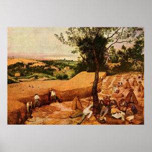 Poster Pieter Bruegel's The Harvesters (1565)