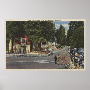 Poster Piétons sur Lake Shore Drive