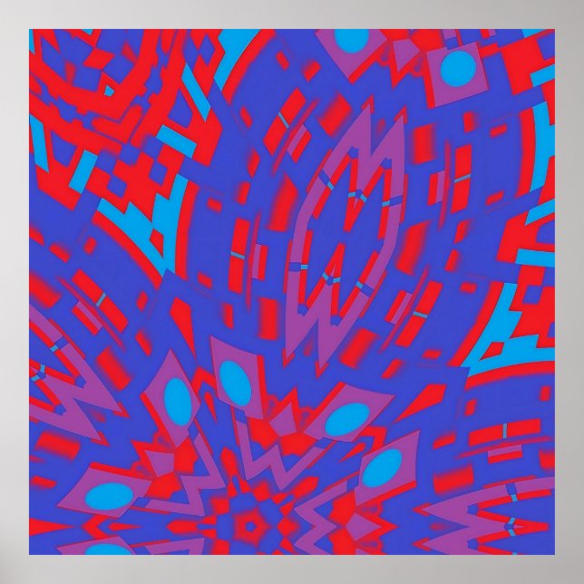 Poster Pieuvre électrique - Ken Gage Art (Devant)