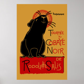 Poster Pig Nouveau