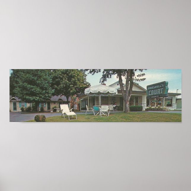 Poster Pigeon Forge vintage des années 1960, TN (Devant)