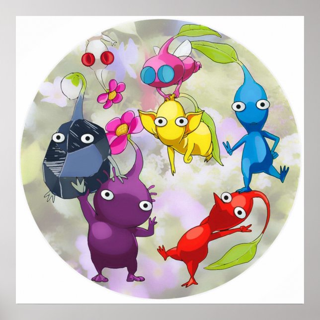 Poster Pikmin Fanart (Devant)