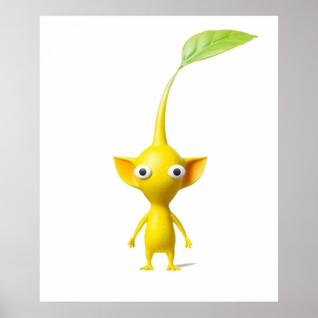 Poster Pikmin jaune (Devant)