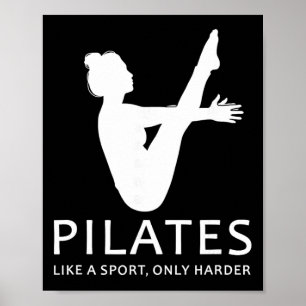 Poster Pilates comme un sport seulement plus drôle Contrô