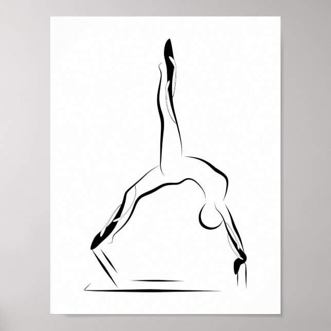 Poster Pilates Pose Pilates Minimal Pose Pilates Reformat (Devant)