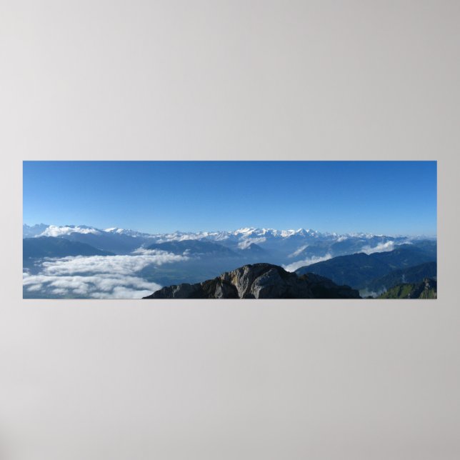 Poster Pilatus Panorama (Devant)