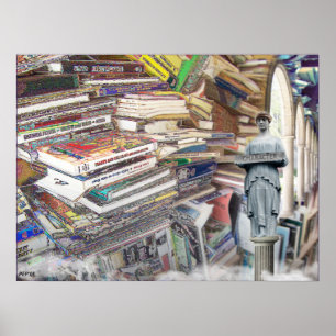 Poster Pile de livres