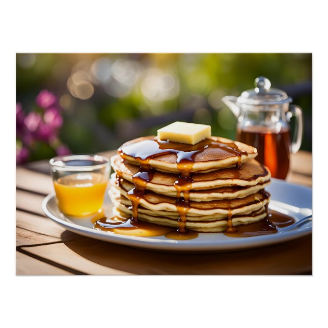 Poster Pile De Pancakes (Devant)