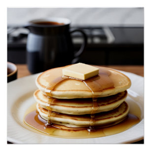 Poster Pile De Pancakes