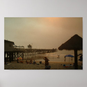 Poster Pilier à San Clemente, la Californie