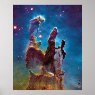 Poster Piliers de la création M16 Aigle Nebula Photo spat