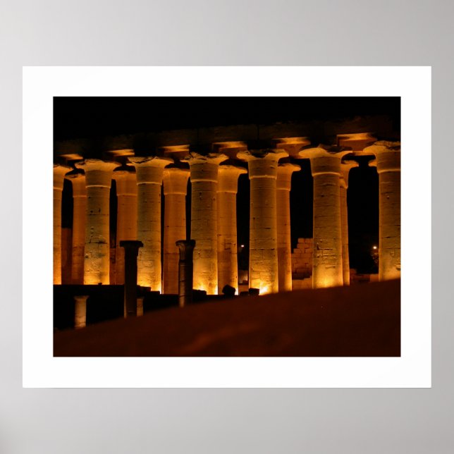 Poster Piliers de Louxor (Devant)