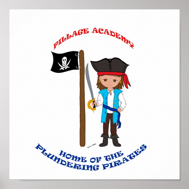 Poster Pillage Academy Thaddeus (Devant)