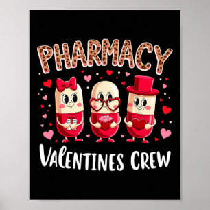 Poster Pills Crew de la Saint-Valentin pour pharmacie mig