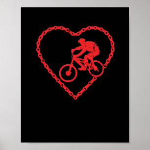 Poster Pilote cycliste de la Saint-Valentin de la chaîne 