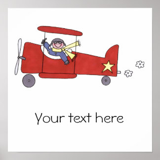 Poster Pilote d'avion