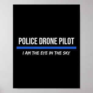 Poster Pilote de drone de police