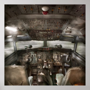 Poster Pilote - Poste de pilotage - Nous avons besoin d'u