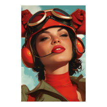 Pilote rétro à thème soviétique