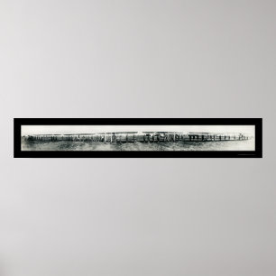 Poster Pilotes d'avion photo WWI 1913