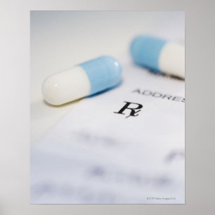 Poster Pilules sur la prescription écrite