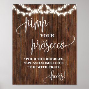 Poster Pimez votre Mariage de Fête des mariées de l'Ouest