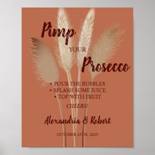 Poster Pimez votre Parquet Pampas Mariage en herbe