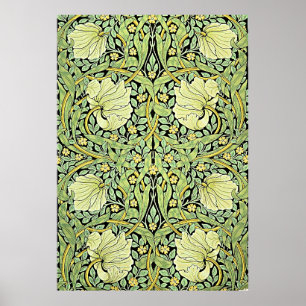 Poster Pimpernel (green) by William Morris,