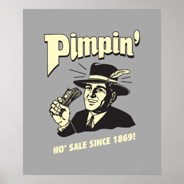 Poster Pimpin' : Ho Sale (Devant)