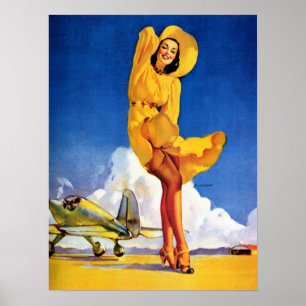 Poster Pin de vents arrières