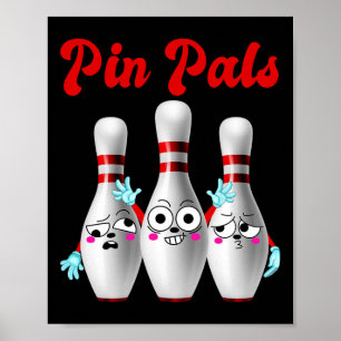 Poster Pin Pals Chemise De Bowling Cute Pour Hommes Femme