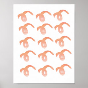 Poster Pin Tail Pig Tails Ferme Animaux Fille Anniversair