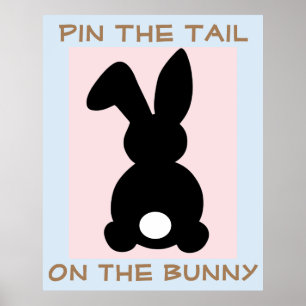 Poster Pin The Tail On The Bunny