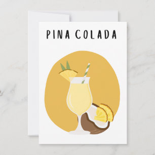Poster Pina Colada small format