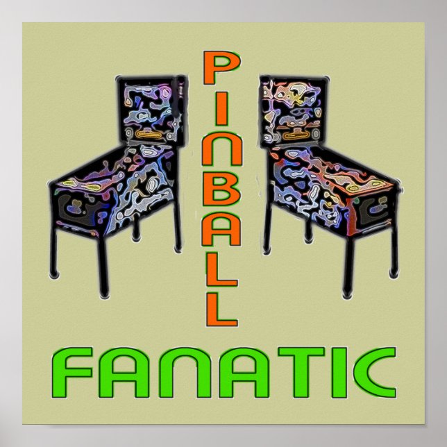 Poster Pinball Fanatic (Devant)