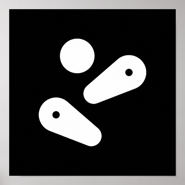 Poster Pinballs & Flippers Pinball #8 (Devant)