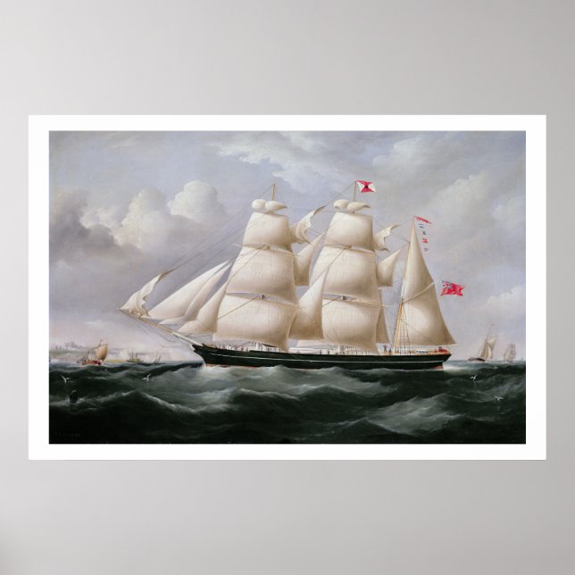 Poster Pince barque 'Procymatia' de Douvres (huile sur ca (Devant)