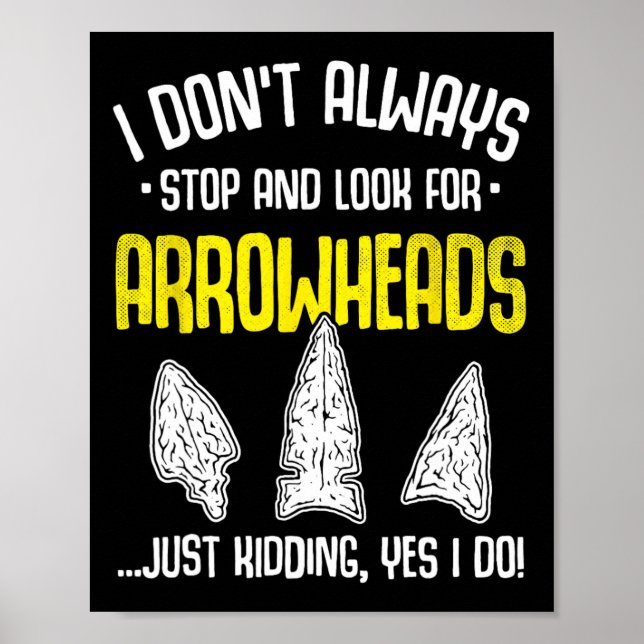 Poster Pinceau de chasse à la pointe Arrowhead Collecte d (Devant)