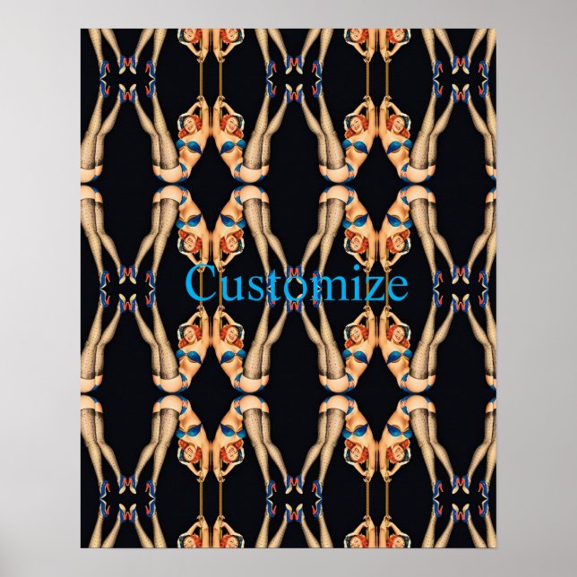 Poster Pinceaux Vintages acrobatiques Thunder_Cove (Devant)