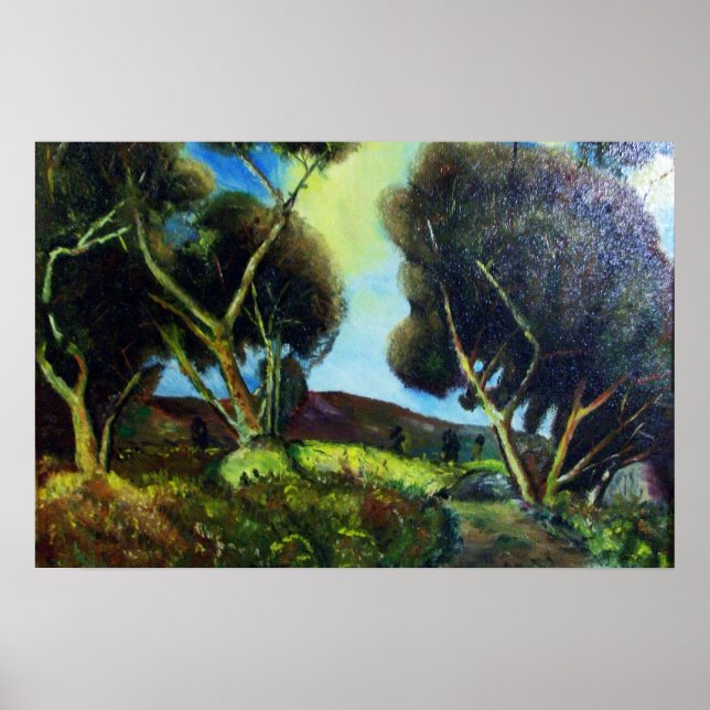 POSTER PINÈDE EN TOSCANE (Devant)