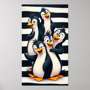 Poster Pingouin